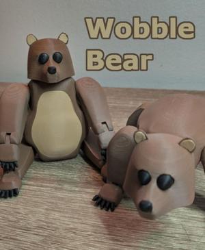 Wobble Bear - Smooth & Colored
