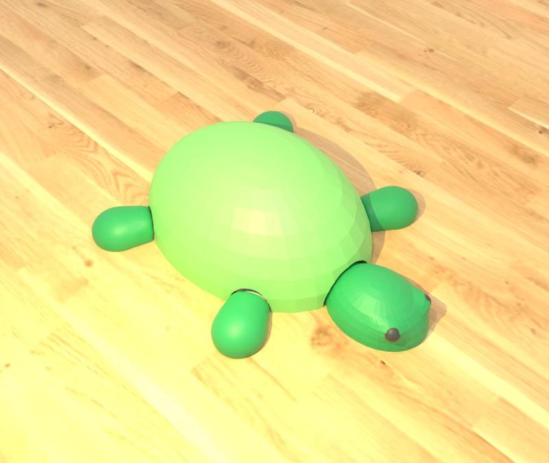Simple movable turtle