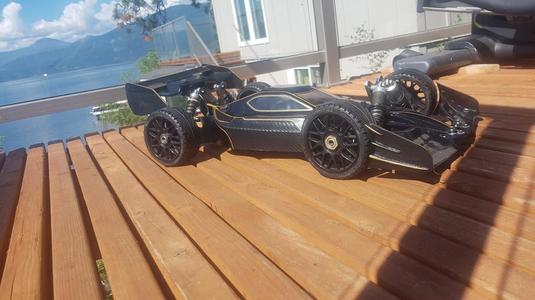 RC buggy speed run F-1 conversion mugen mbx-6 eco /will fit almost all 8th scale buggys with minimal modifications