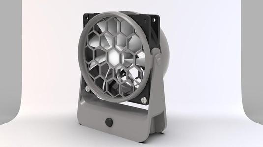 120 mm fan desk fume extractor blower