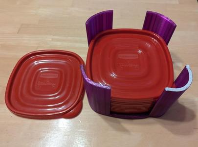 Rubbermaid Take-Along Lid Storage organizer