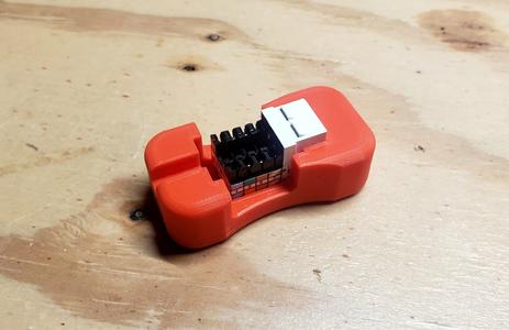 Keystone Jack RJ45 Punchdown Holder
