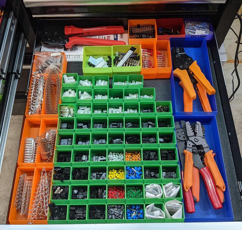 Various Size Hardware Organizer Boxes