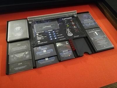 Nemesis dashboard for sleeved card