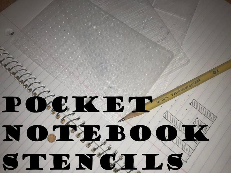 Pocket Notebook Stencils