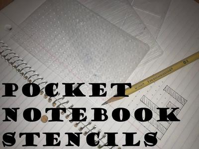 Pocket Notebook Stencils