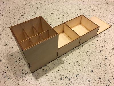 Laser cut desk organizer (v01)