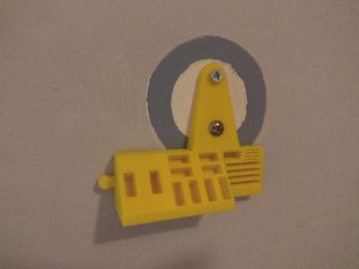 wall USB and SD card holder