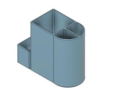 Custom-Designed Countertop Toiletry Holder