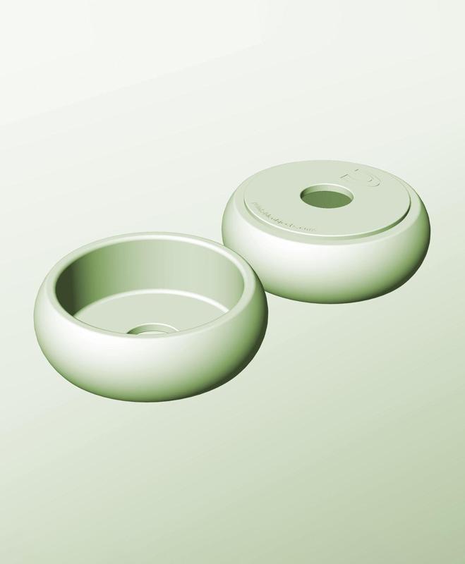 CR128-50-P Modular pierced component container modern decor