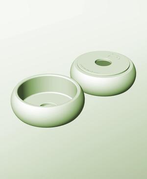 CR128-50-P Modular pierced component container modern decor