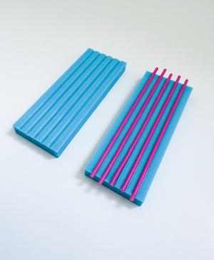 Filament Straightening Block (Used to Straighten Unprinted Filament)