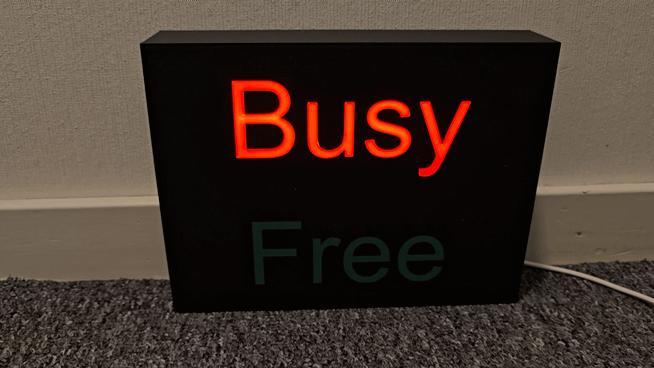 Busy/Free sign 