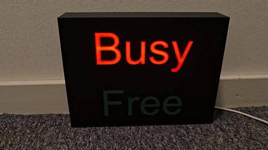 Busy/Free sign 