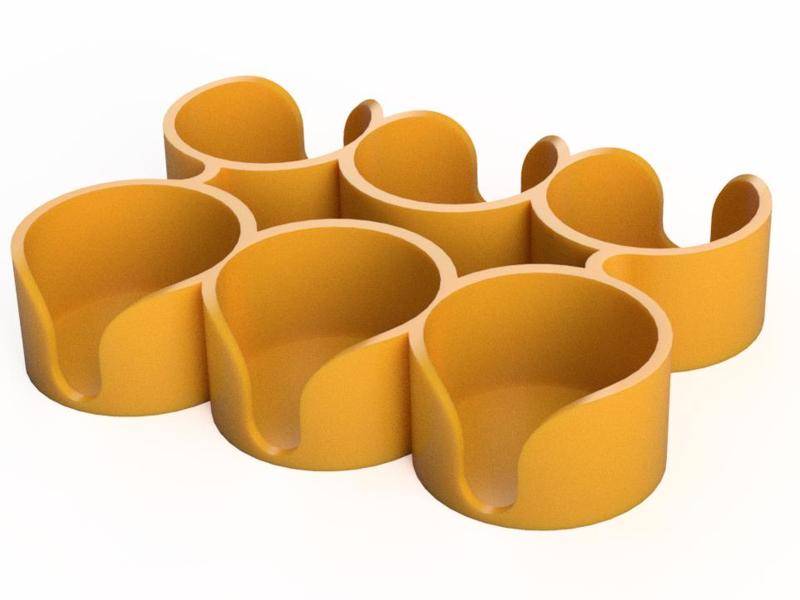 6 aeosol storage rack