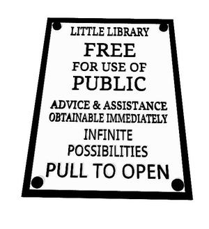 Little Free Library (Tardis Style)