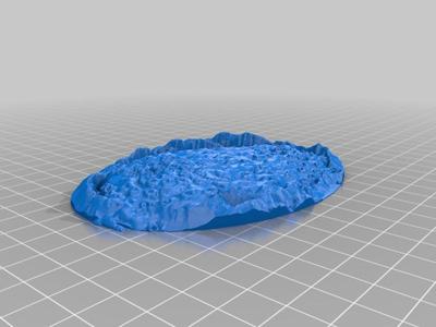 Monstrous Creature Base 120mm x 90mm