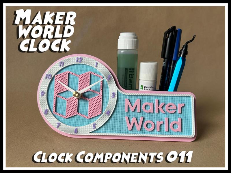 Clock Components 011 - Maker World Clock