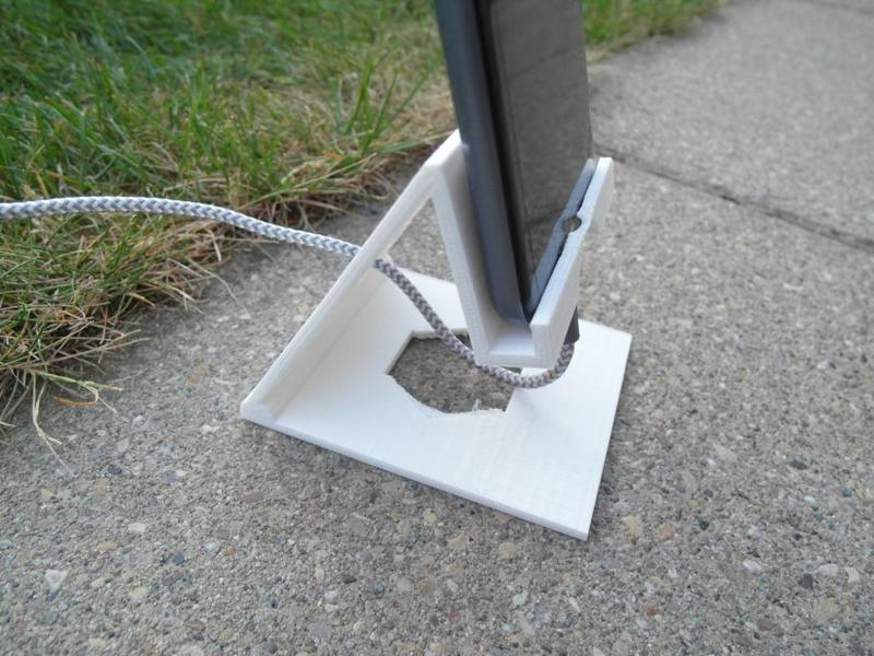 customizable Smartphone holder/charging station 
