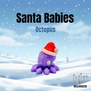 M3D - Baby Santa Octopus
