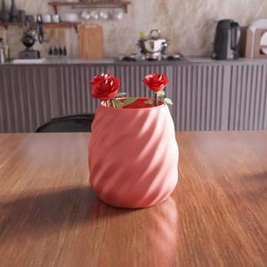 3D Smooth Shape Vase STL File - Cute Vase, Indoor Planter, Desk Planter, Flower Vase, 3D Printed Gifts, Digital File