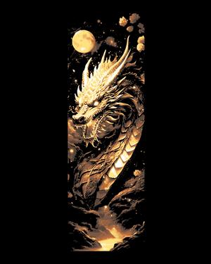 The brilliance of the Golden Dragon - Friday upload set of bookmarks