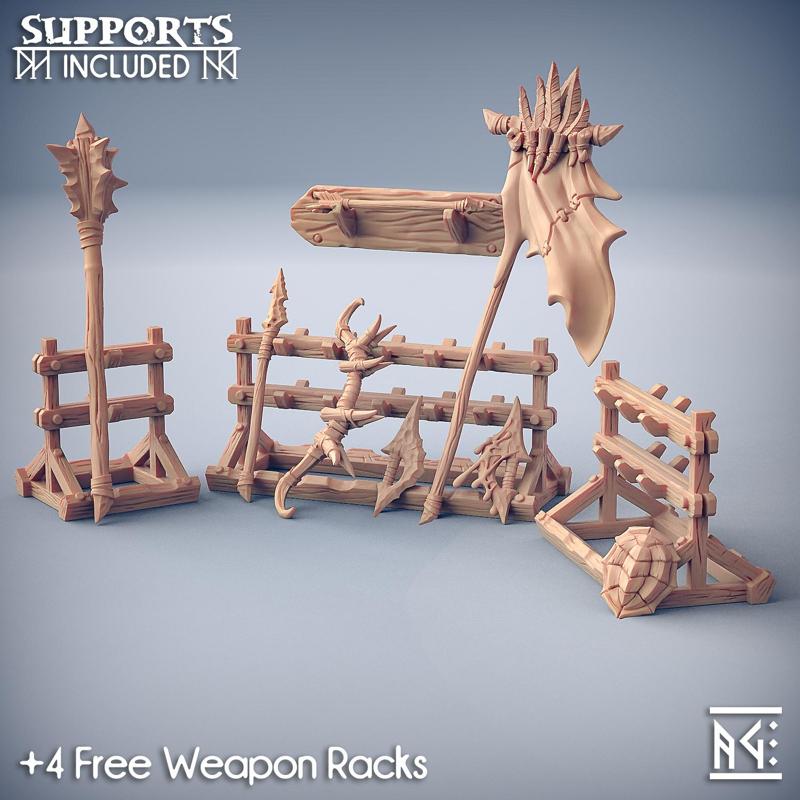 Weapons for Loot & Racks: Swamp Gurunda
