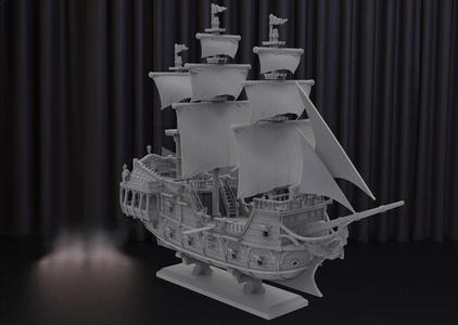 Pirate Ship 3D Printing Model