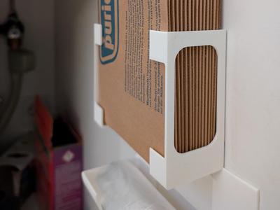 Slightly Over-Engineered Compost Paper Bag Holder
