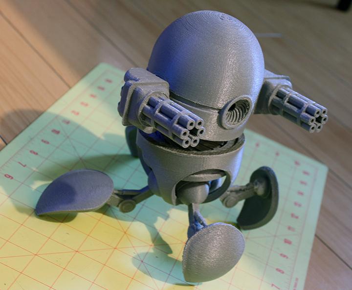 "Death-O-Bot" pose-able bot (Desk-O-Bot Mod)