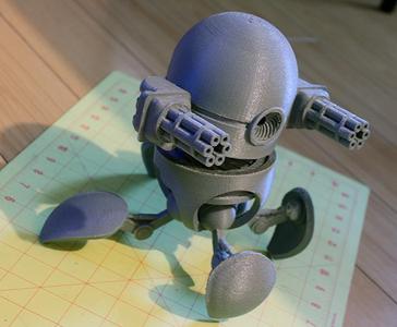 "Death-O-Bot" pose-able bot (Desk-O-Bot Mod)