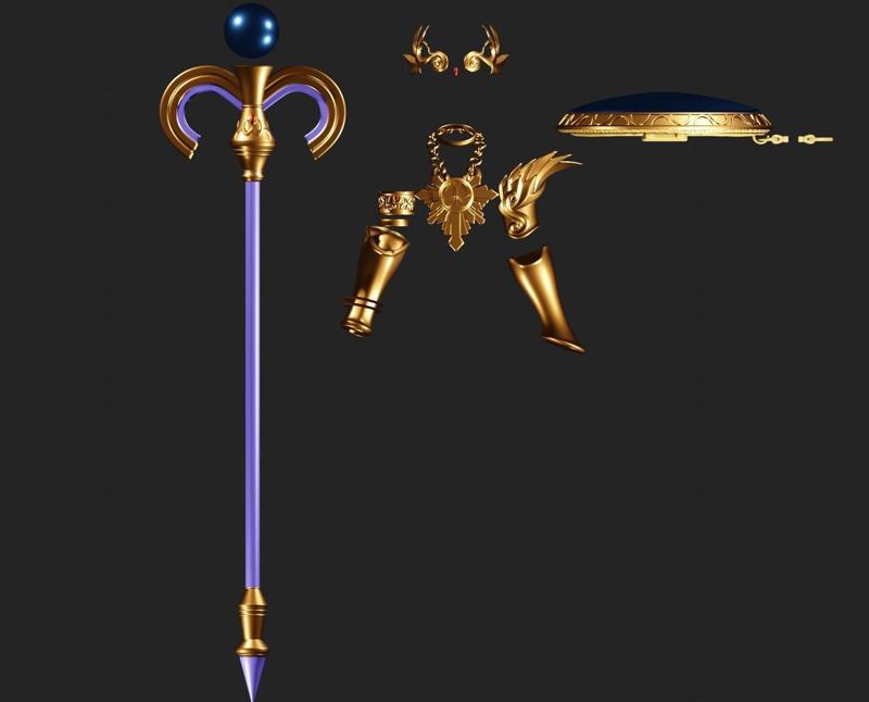 Lady palutena 3D