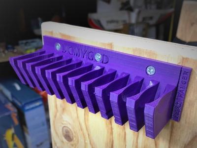 Wrench hanger / holder - wall mount