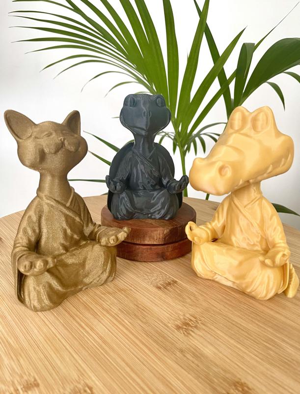 Set of 3 Buddha Animals - Easy Print