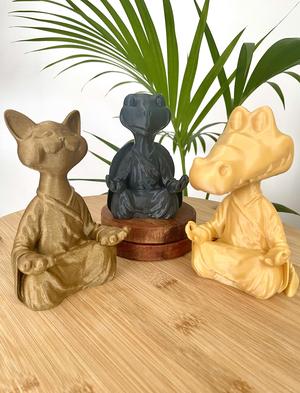 Set of 3 Buddha Animals - Easy Print