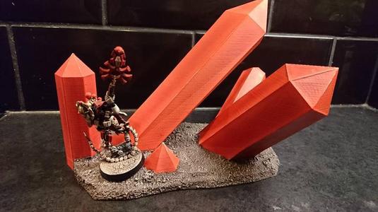 Necron Crystal Scenery