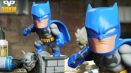Batman Hush Chibi STL for 3D Printing ChibiSTL 3DXM