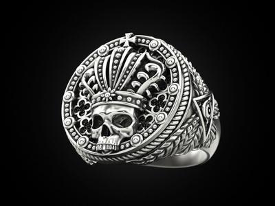 King skull ring