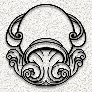 aquaruis zodiac wall art astrology home decor