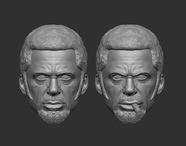 Kirk Lazarus Headsculpt for Action Figures