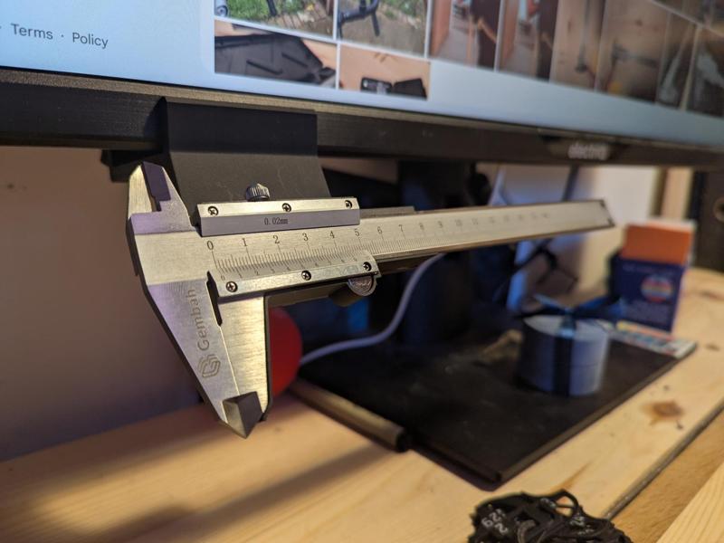 Vernier Caliper Monitor Mount
