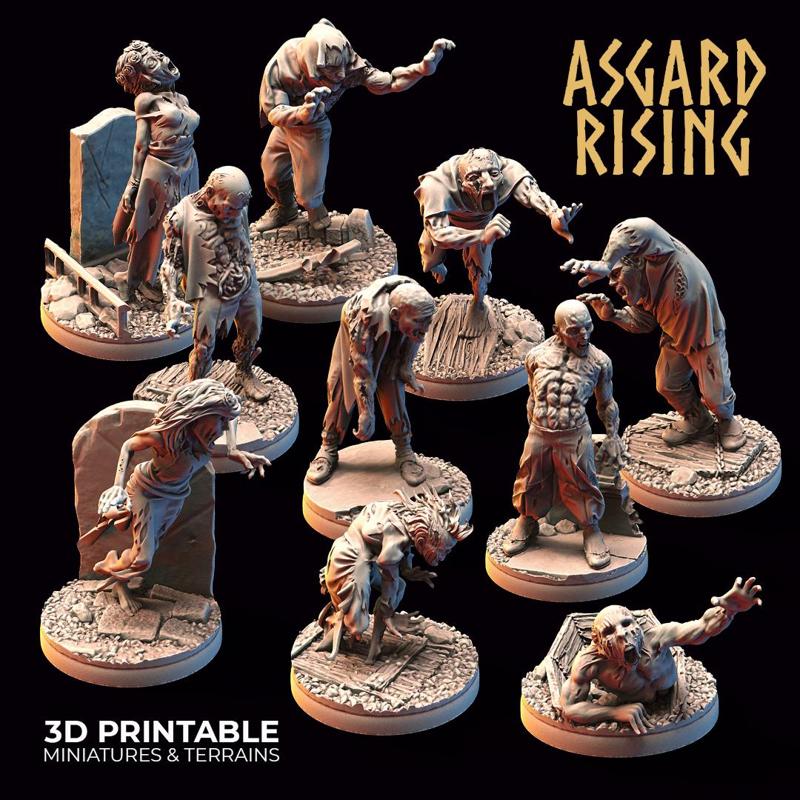 Zombies /EasyToPrint/ /Pre-supported/