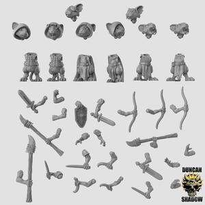 Mousle Rangers Multipart Kit (pre Supported) (S)