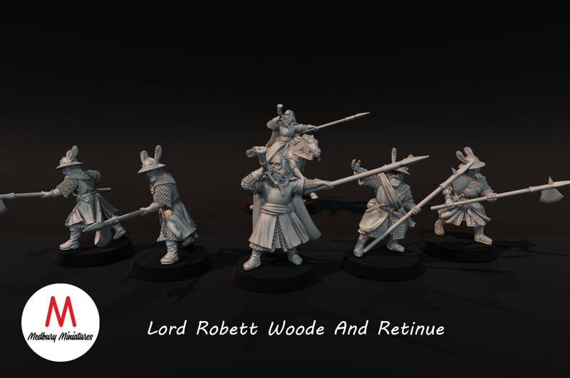 Lord Robett Woode and Retinue