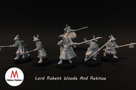 Lord Robett Woode and Retinue