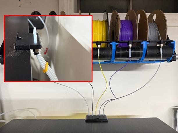 5x PTFE Tube Holder for "Open Air Filament Buffer" Mk4(S)/MMU and LACK