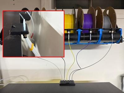 5x PTFE Tube Holder for "Open Air Filament Buffer" Mk4(S)/MMU and LACK