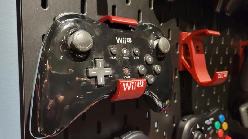 Wii U Pro Controller Skadis Mount