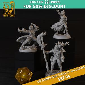 RPG - DnD Hero Characters - Titans of Adventure Set 4