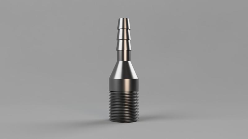 Oxygen to 9/16" screw adapter